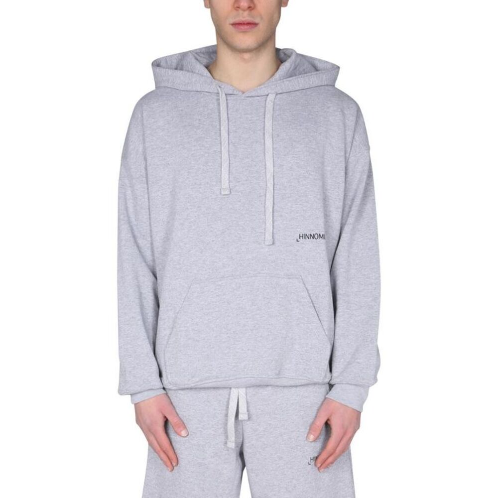 HINNOMINATE Men's Logo Hoodie Men GREY Sweaters & Cardigans